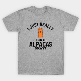 I Just Really Like Alpacas T-Shirt